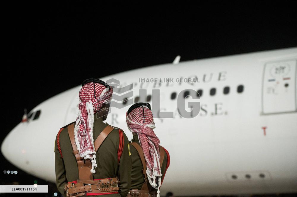 Macron Visits Middle East