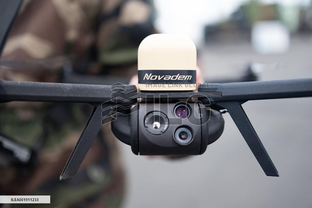 Elisabeth Borne inaugurates the French Army drone school - Chaumont-Semoutiers