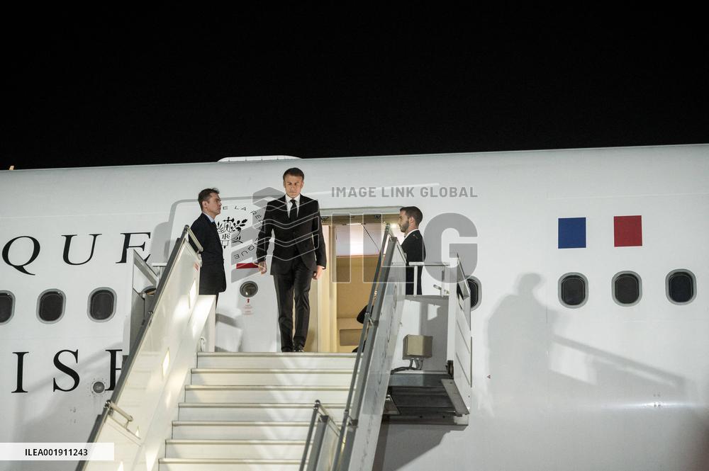 Macron Visits Middle East