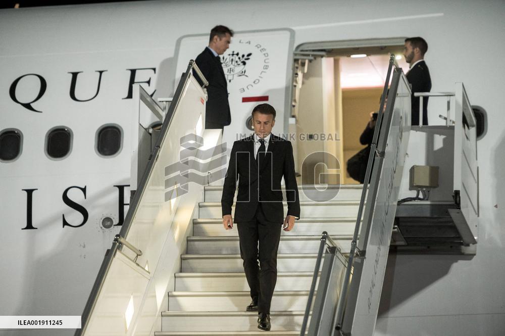 Macron Visits Middle East