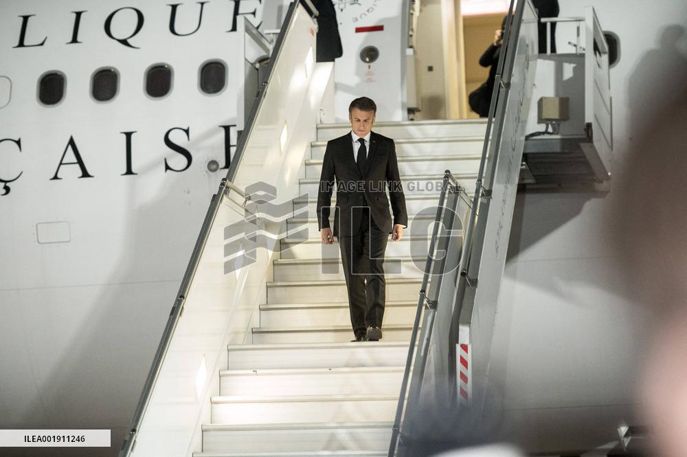 Macron Visits Middle East