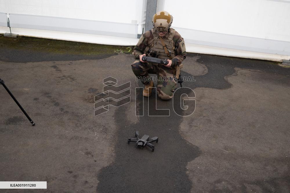 Elisabeth Borne inaugurates the French Army drone school - Chaumont-Semoutiers