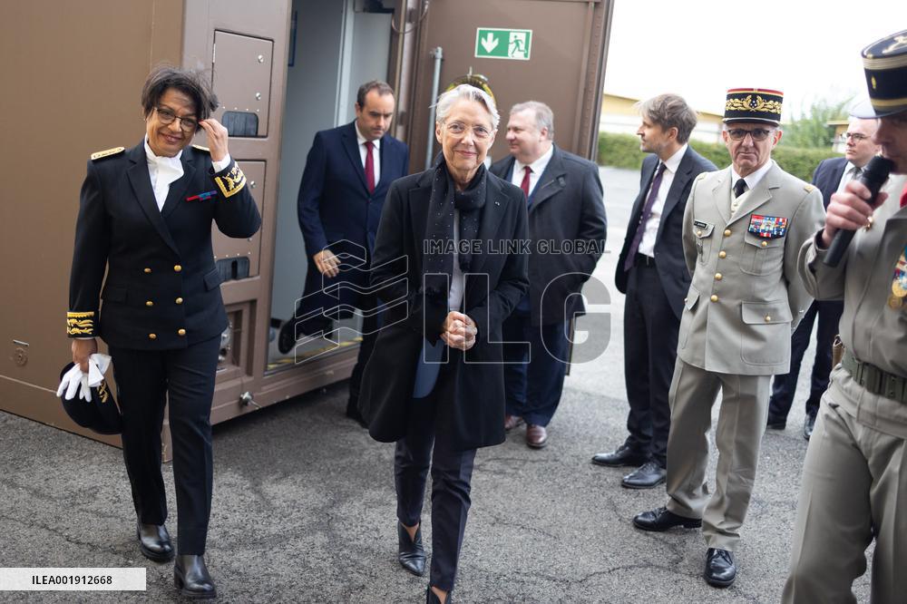 Elisabeth Borne inaugurates the French Army drone school - Chaumont-Semoutiers