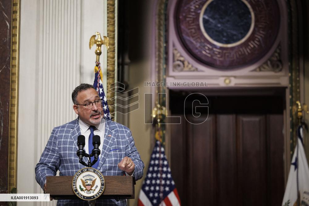 Kamala Harris Speaks During A Ceremony - Washington