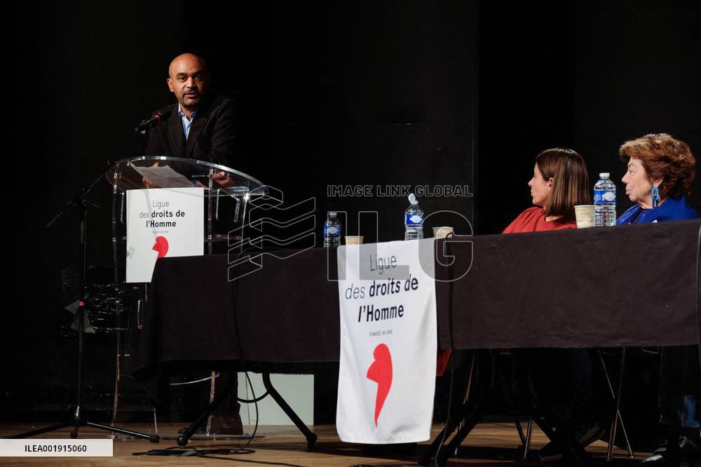 League for Human Rights Meeting - Paris