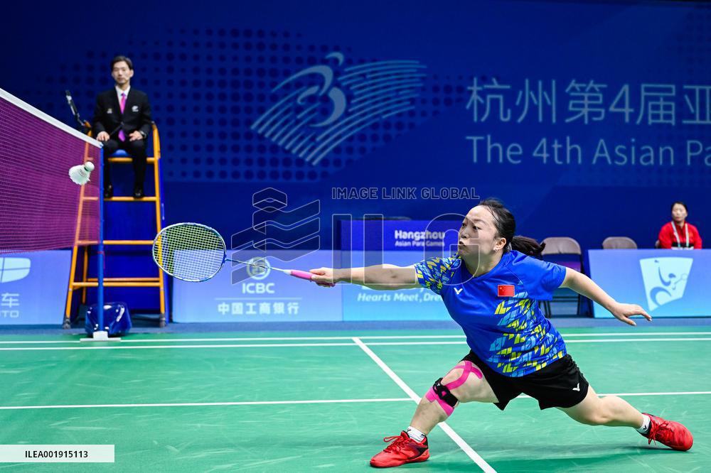 (SP)CHINA-HANGZHOU-ASIAN PARA GAMES-BADMINTON (CN)