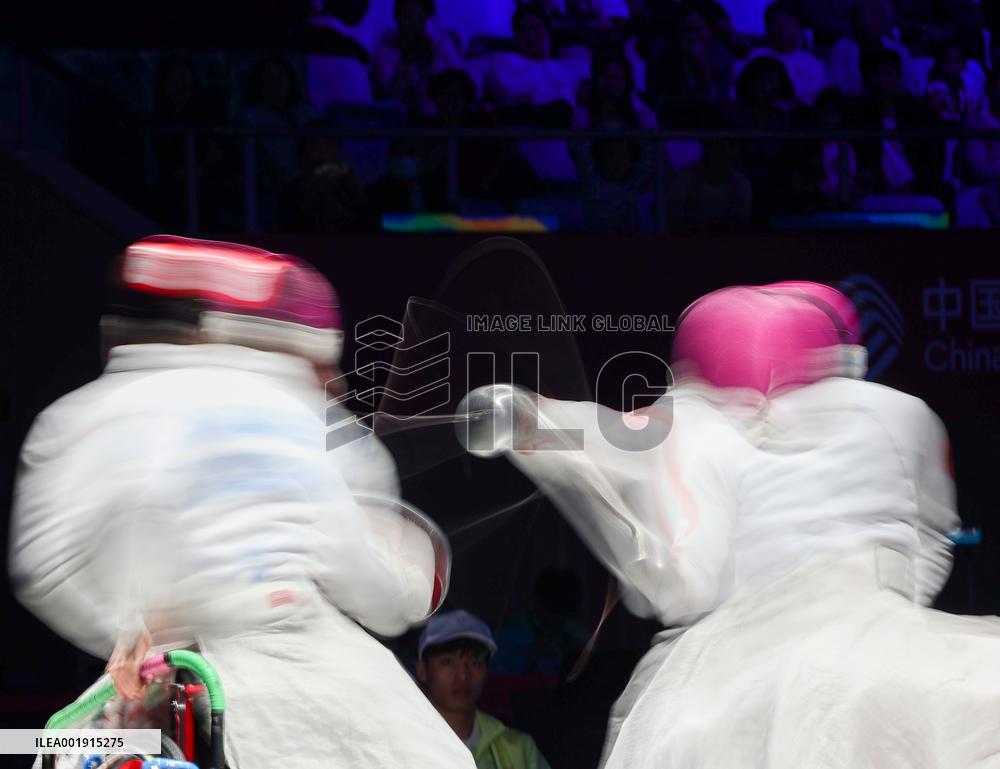 (SP)CHINA-HANGZHOU-ASIAN PARA GAMES-WHEELCHAIR FENCING (CN)