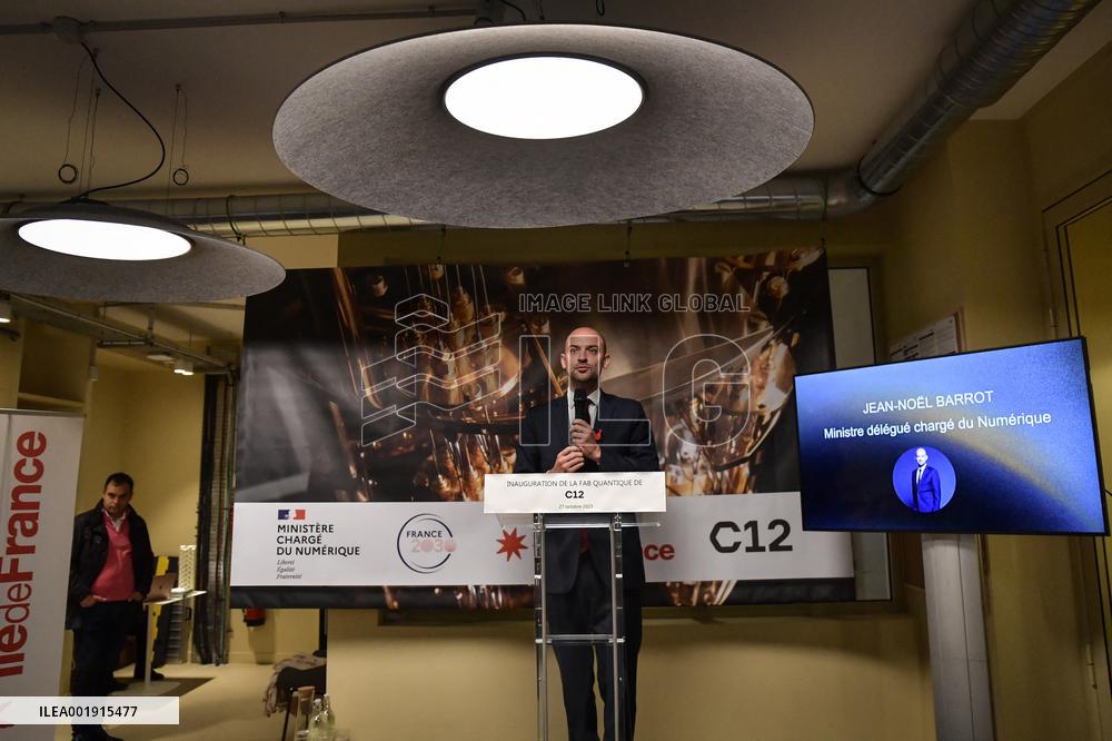 New C12 Quantum Electronics Production Line Inauguration - Paris