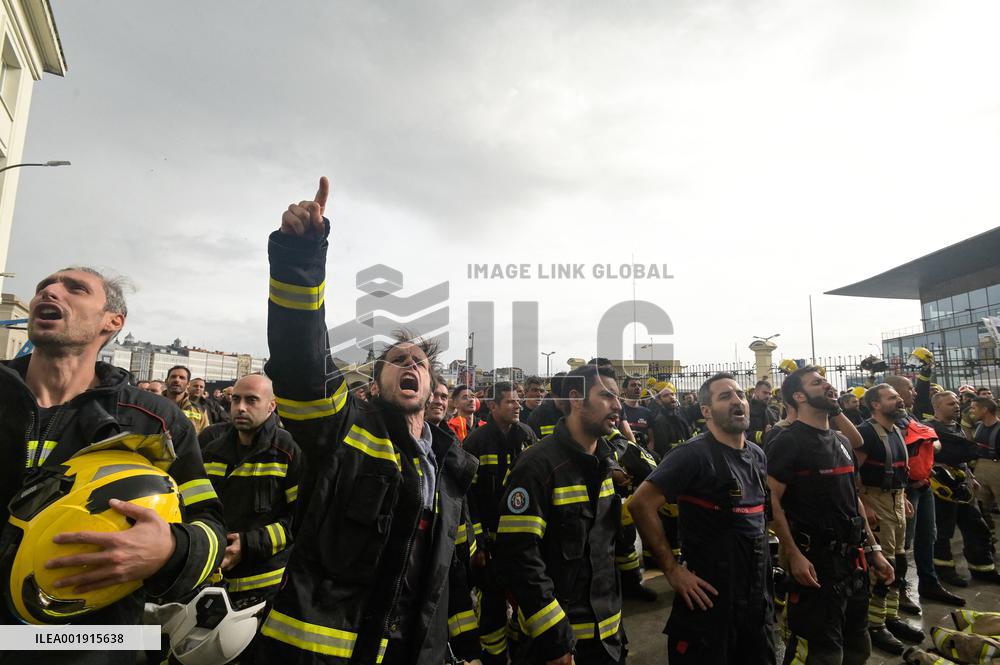 Firefighters Strike Continues In Galicia