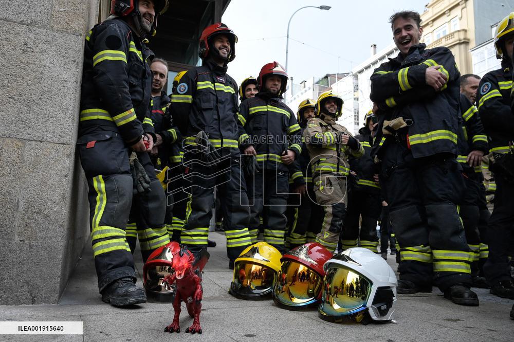 Firefighters Strike Continues In Galicia