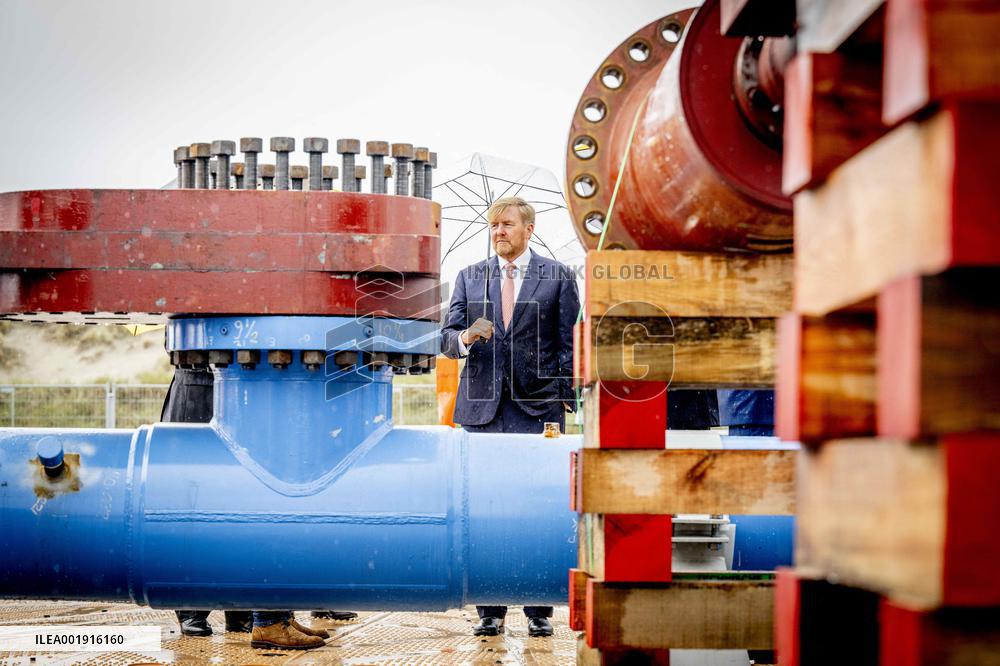 King Willem-Alexander At National Hydrogen Network Constuction Start - Rotterdam