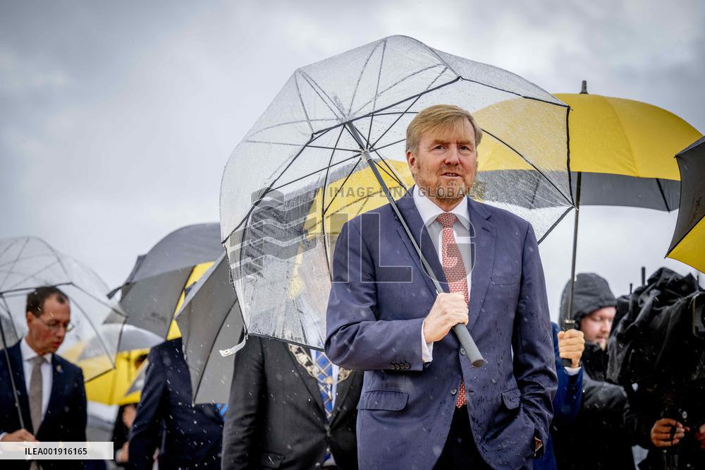 King Willem-Alexander At National Hydrogen Network Constuction Start - Rotterdam