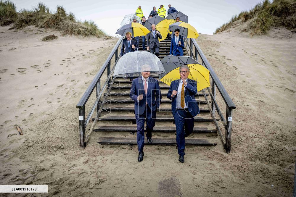 King Willem-Alexander At National Hydrogen Network Constuction Start - Rotterdam