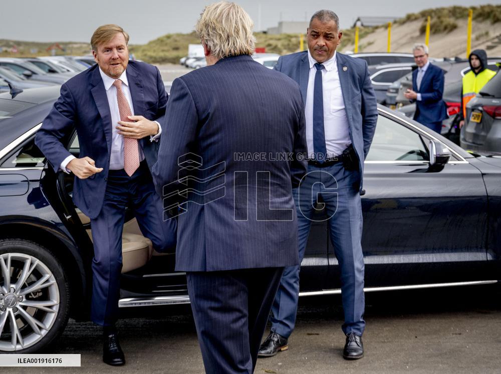 King Willem-Alexander At National Hydrogen Network Constuction Start - Rotterdam