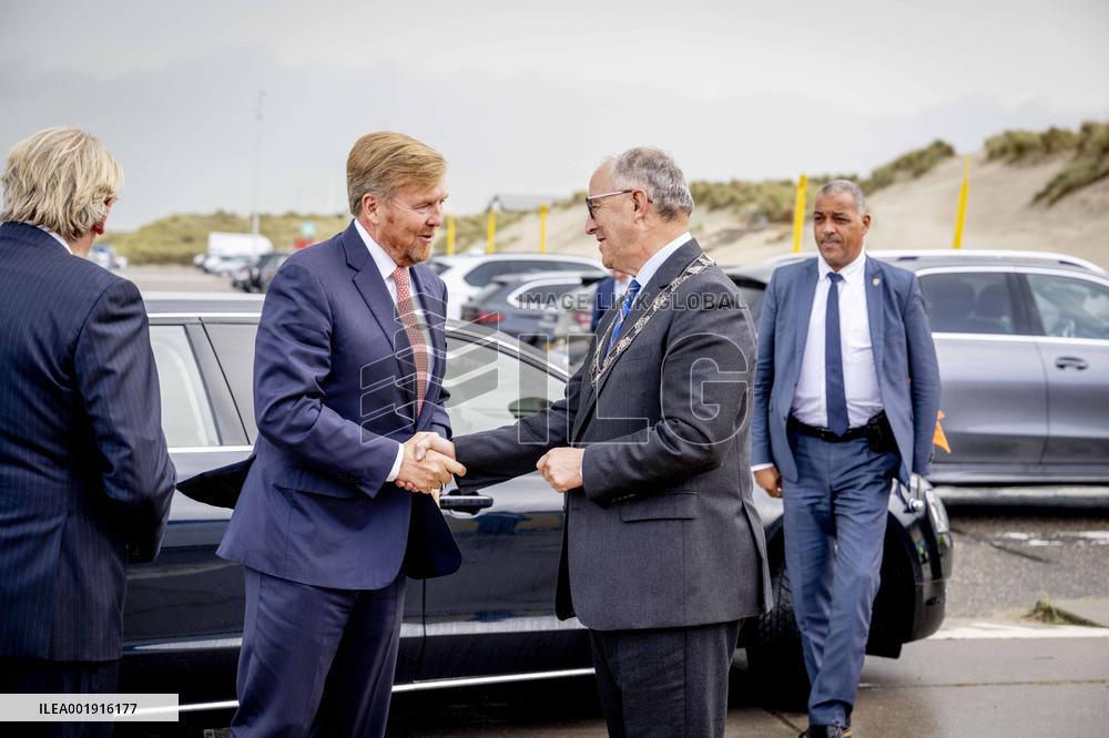 King Willem-Alexander At National Hydrogen Network Constuction Start - Rotterdam