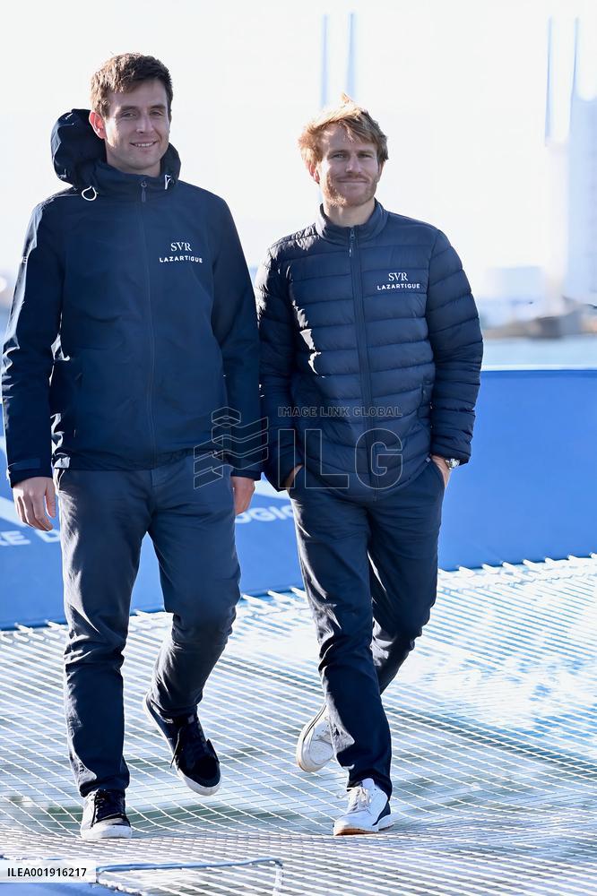 Francois Gabart And Tom Laperche Before Jacques Vabre Race - Le Havre