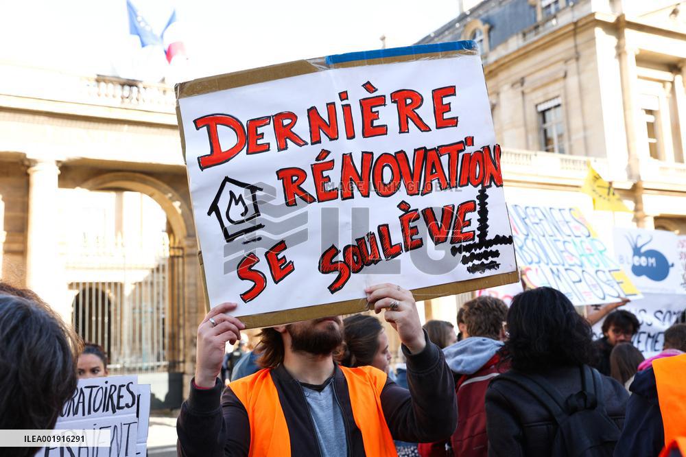 Demonstration Against The Dissolution Of The Soulevements De La Terre Collective - Paris