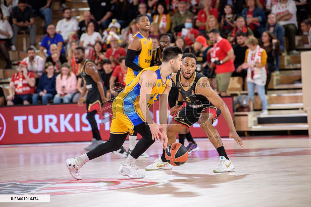 Basket - AS Monaco v Maccabi Tel Aviv - Monte Carlo