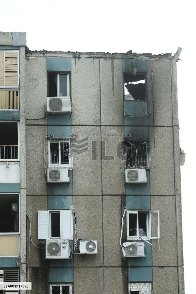 ISRAEL-TEL AVIV-PALESTINIAN-ISRAELI CONFLICT-ROCKET ATTACK