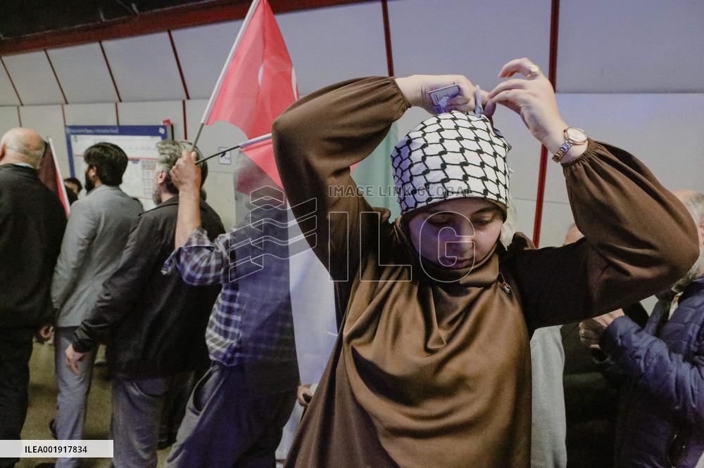 Protest In Solidarity With Palestine - Istanbul