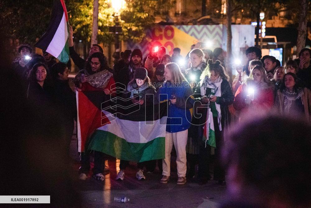 Rally In Support Of The Palestinian People - Paris