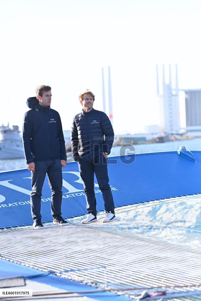 Francois Gabart And Tom Laperche Before Jacques Vabre Race - Le Havre