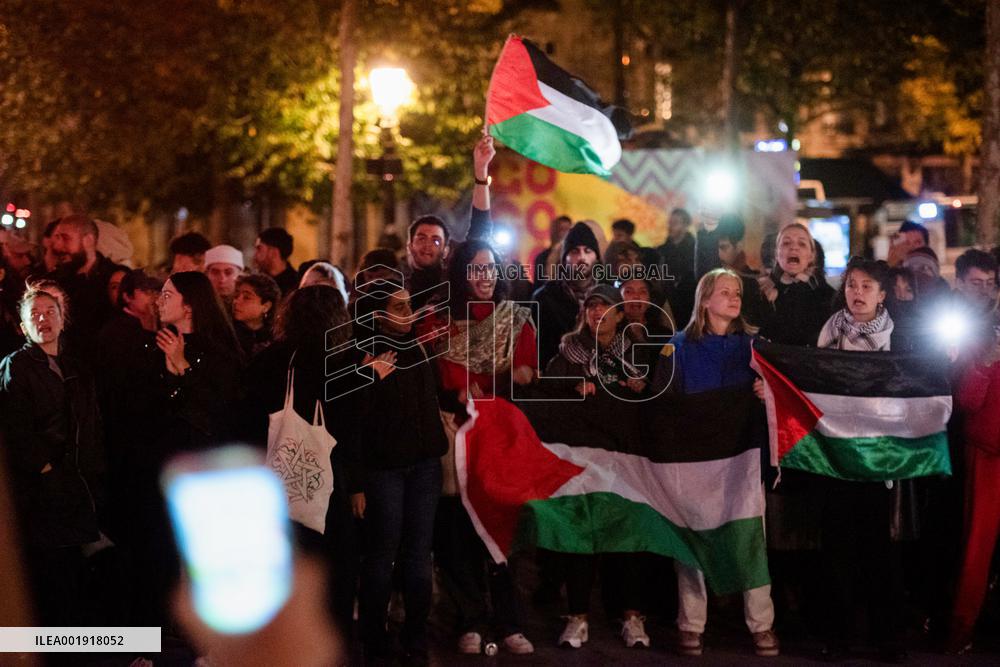 Rally In Support Of The Palestinian People - Paris