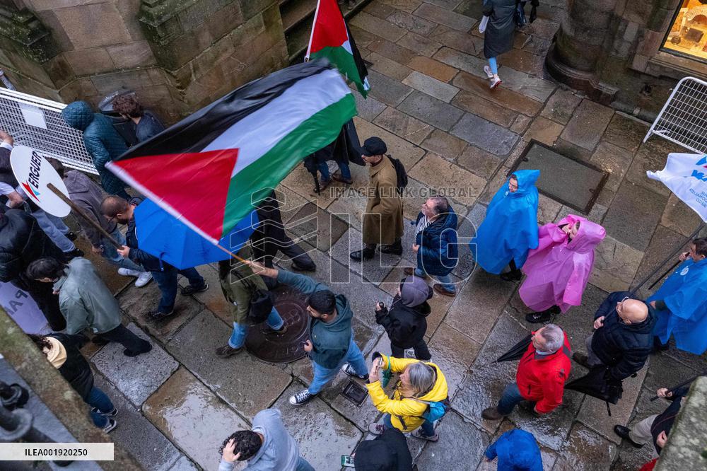 Pro-Palestinian Rally - Santiago de Compostela