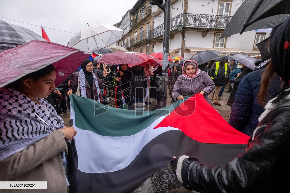 Pro-Palestinian Rally - Santiago de Compostela