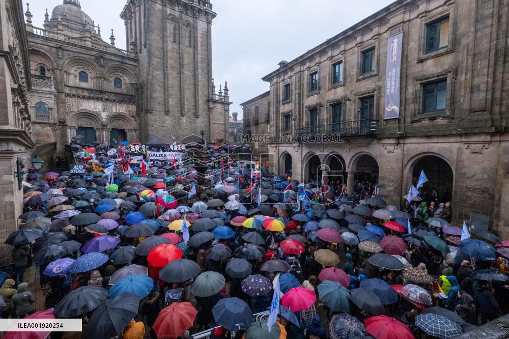 Pro-Palestinian Rally - Santiago de Compostela