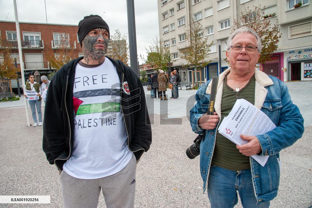 Rally For Palestine-Israel Peace - Maubeuge