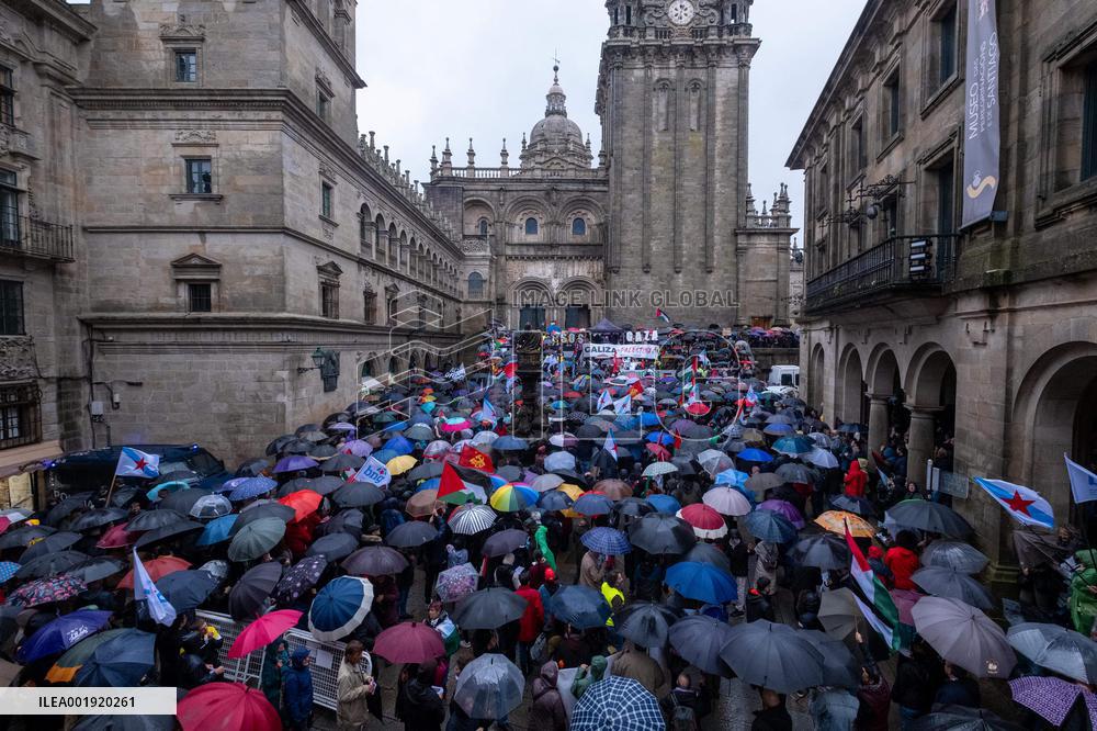 Pro-Palestinian Rally - Santiago de Compostela