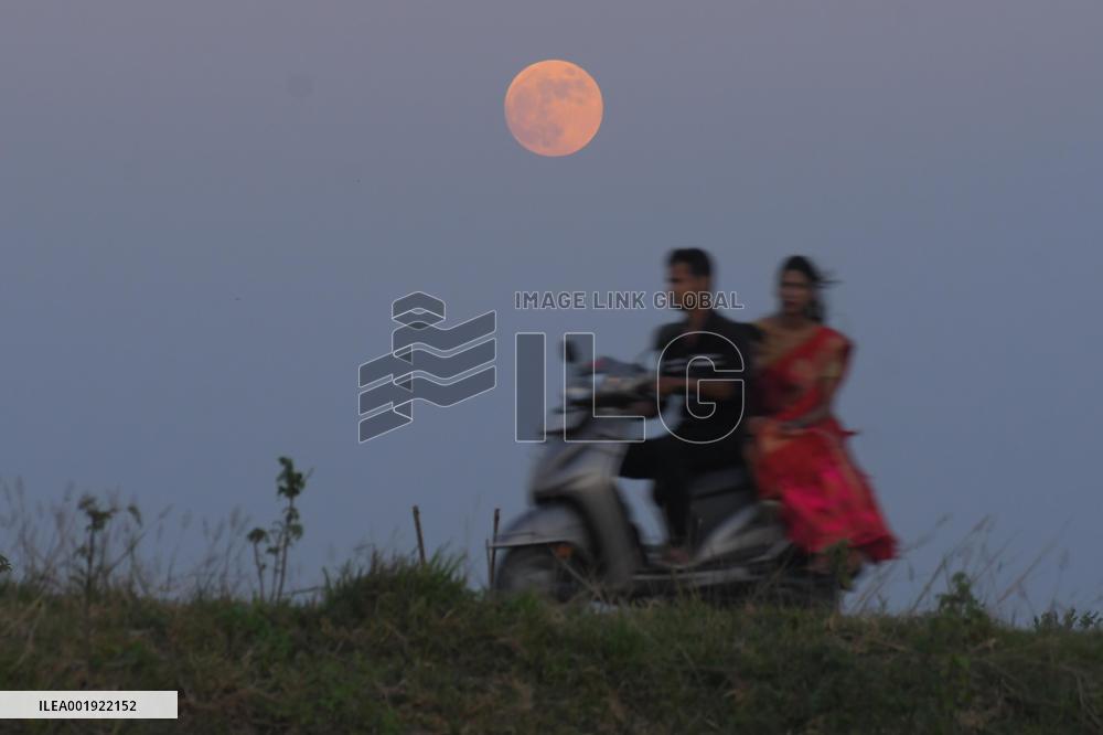 INDIA-ASSAM-NAGAON-FULL MOON