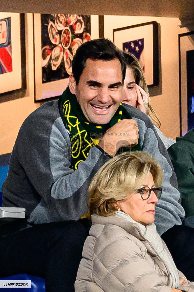 RWC - Roger Federer At New Zealand v South Africa Final