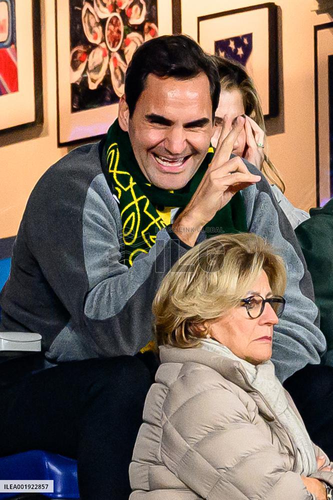 RWC - Roger Federer At New Zealand v South Africa Final