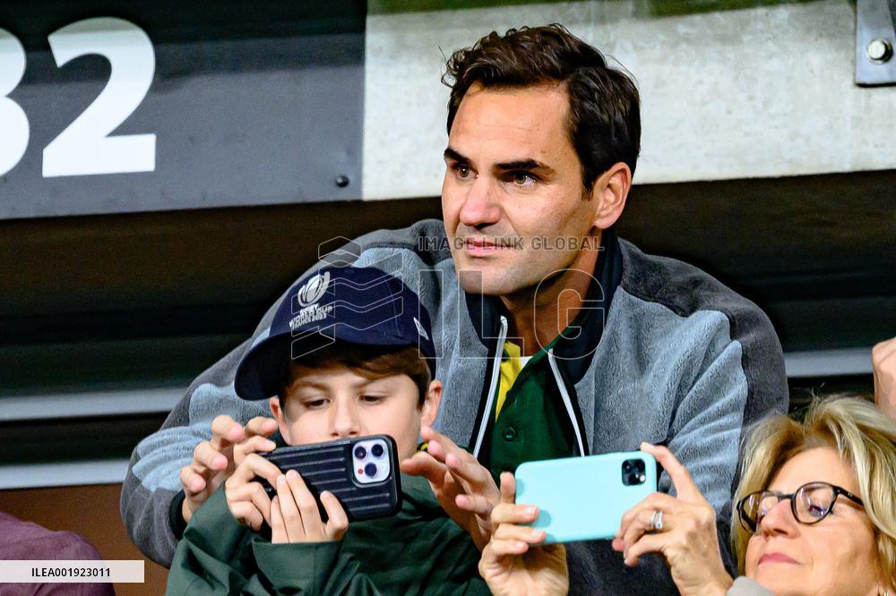 RWC - Roger Federer At New Zealand v South Africa Final