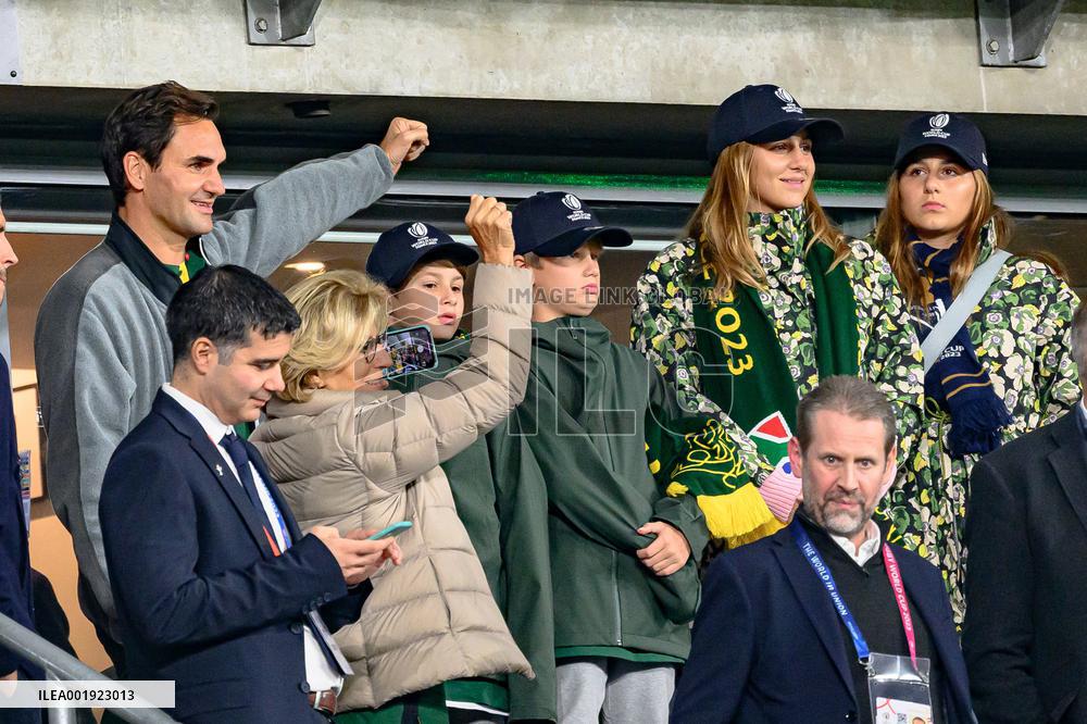 RWC - Roger Federer At New Zealand v South Africa Final