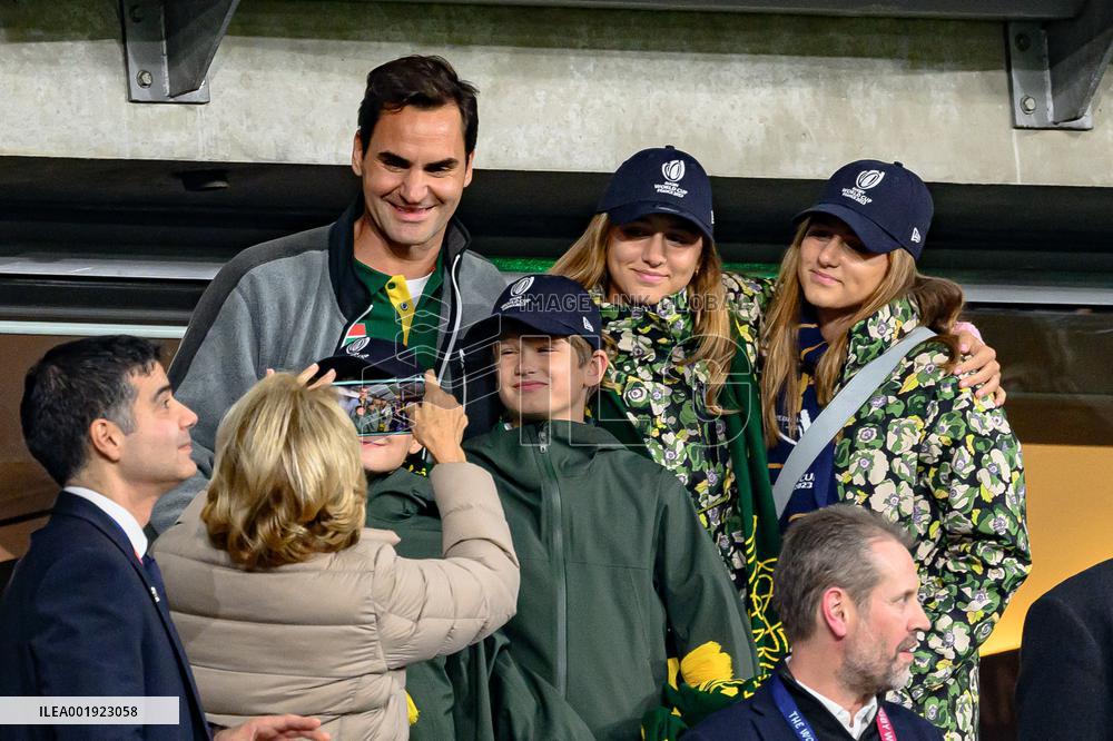 RWC - Roger Federer At New Zealand v South Africa Final