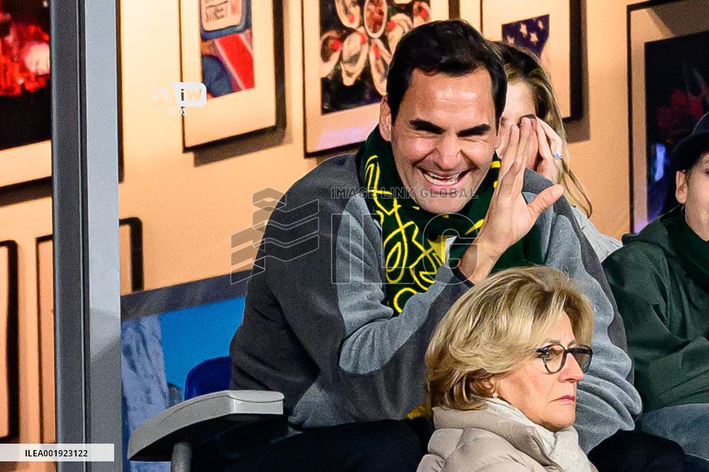 RWC - Roger Federer At New Zealand v South Africa Final