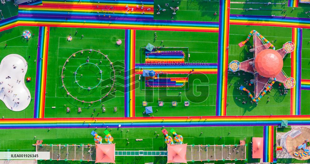 Citizens Exercising at A Sports Park in Chongqing