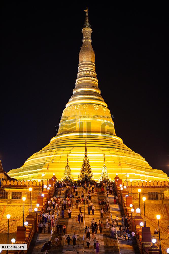 MYANMAR-NAY PYI TAW-THADINGYUT FESTIVAL