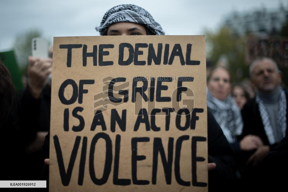Protest In Solidarity With Palestine - Berlin