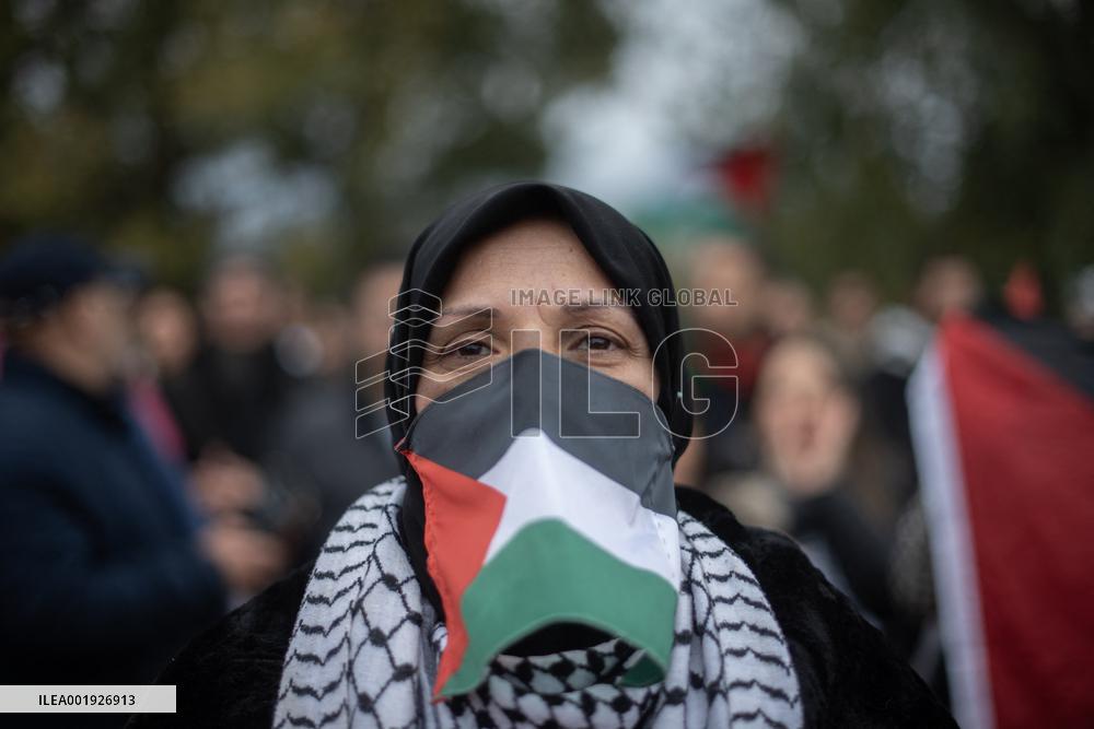 Protest In Solidarity With Palestine - Berlin