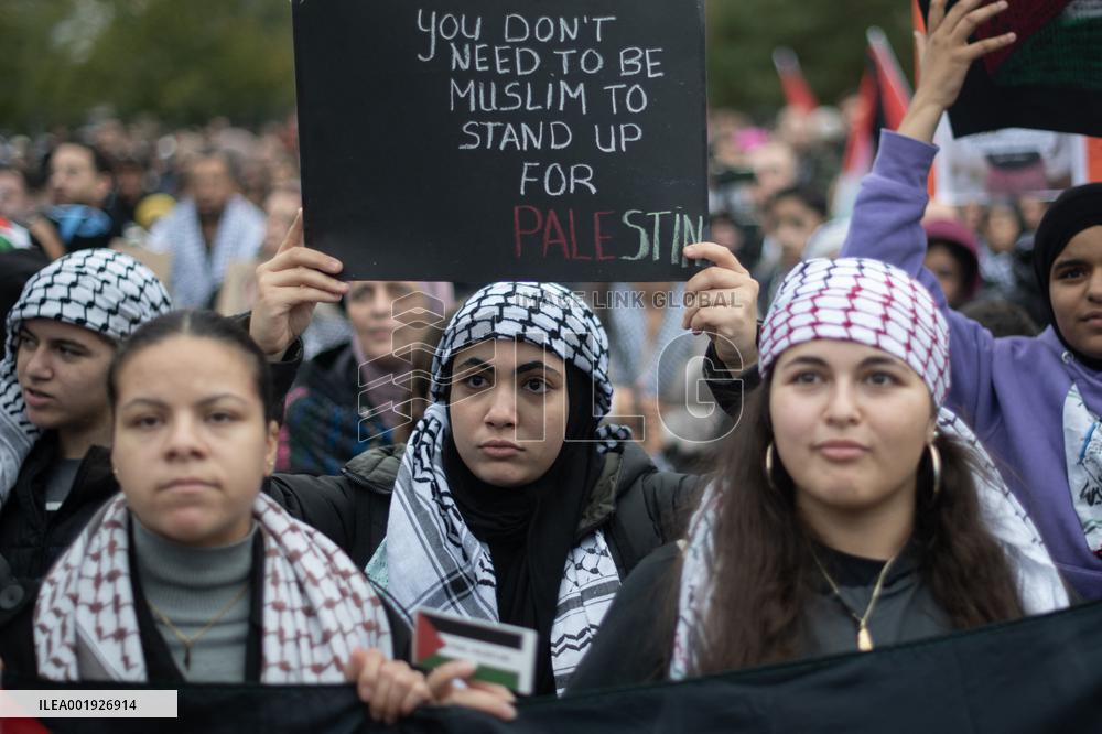 Protest In Solidarity With Palestine - Berlin