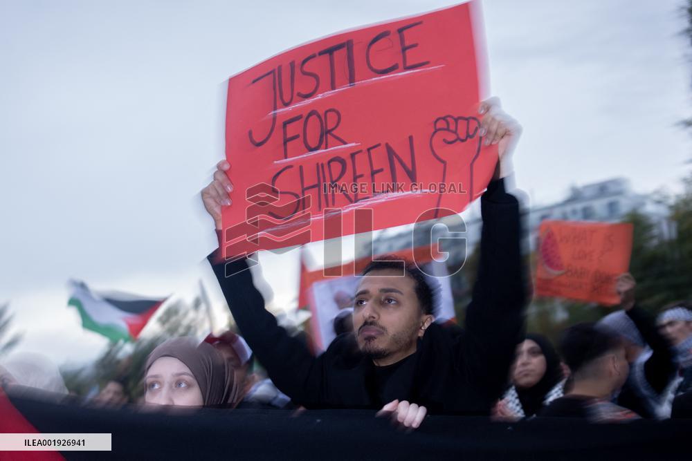 Protest In Solidarity With Palestine - Berlin