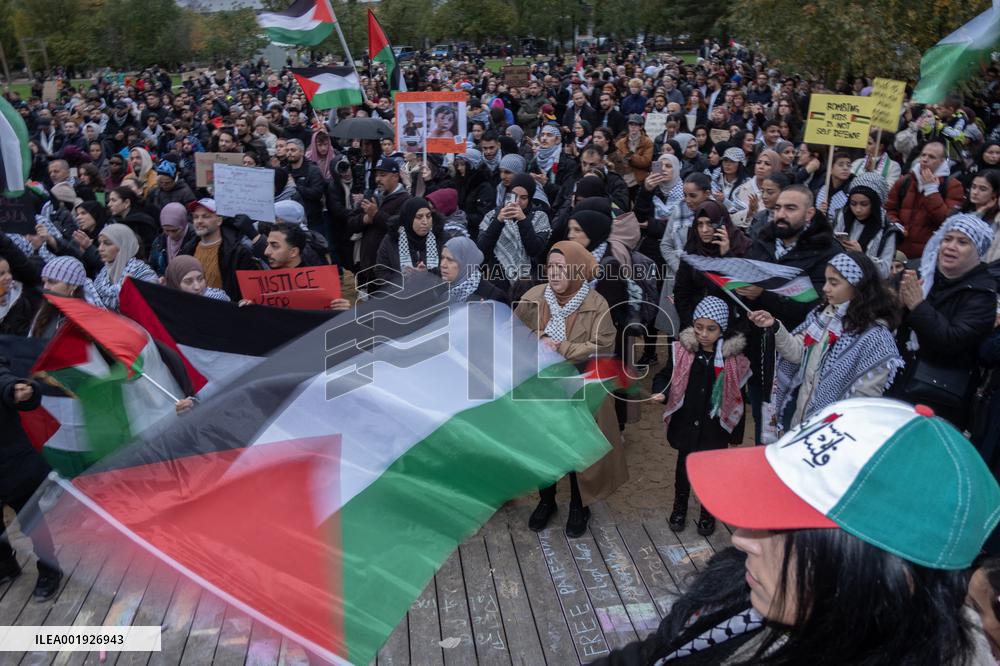 Protest In Solidarity With Palestine - Berlin