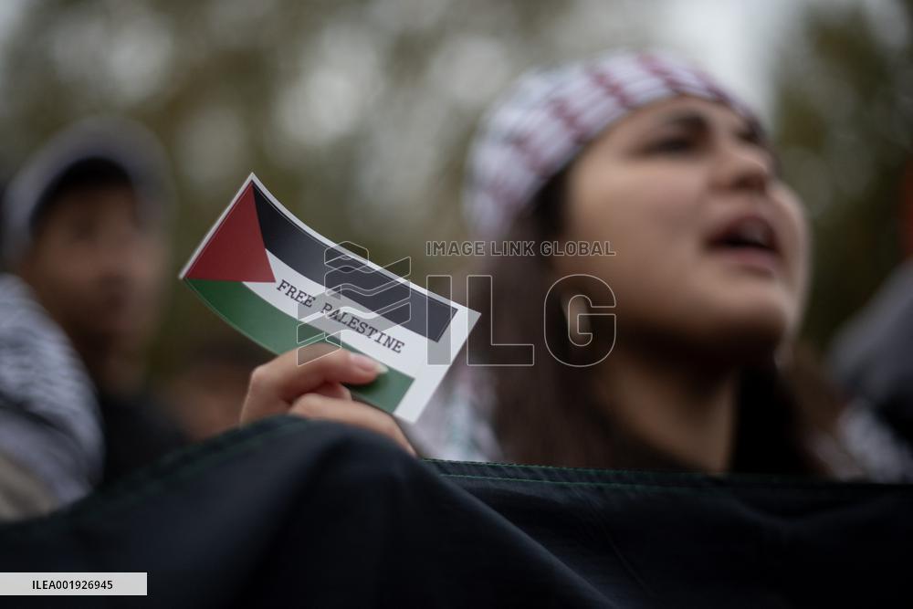 Protest In Solidarity With Palestine - Berlin