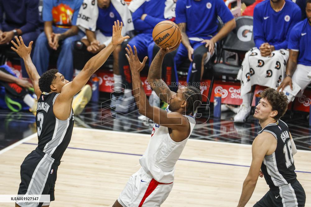 (SP)U.S.-LOS ANGELES-NBA-SPURS VS CLIPPERS