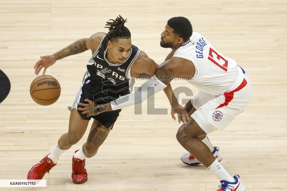 (SP)U.S.-LOS ANGELES-NBA-SPURS VS CLIPPERS