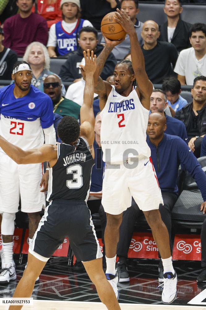 (SP)U.S.-LOS ANGELES-NBA-SPURS VS CLIPPERS
